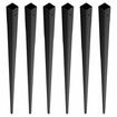 Staircase Metal Balusters 44'' x 0.5'' Square Aluminum Alloy Decorative Banister Spindles 11 Pack Deck Baluster with Screws Classic Hollow Straight Deck