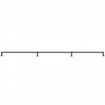 Pipe Stair Handrail Staircase Handrail 8 FT Carbon Steel for Wall Mount
