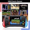 Handheld Game Console,3.5In Portable Handheld Video Game Console with 500 Classic Games,Retro Game Consoles,Ideal Travel Companion,Birthday,Christmas