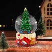 Christmas Snow Globe Resin Glass Christmas Tree Desktop Decorations