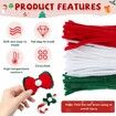 DIY 28cm Desktop Christmas Tree Office Decors Artificial Pine Tree with Ornaments LED String Lights Decorations