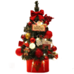 DIY 45cm Desktop Christmas Tree Office Decors Artificial Pine Tree with Ornaments LED String Lights Decorations