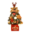 DIY 60cm Desktop Christmas Tree Office Decors Artificial Pine Tree with Ornaments LED String Lights Decorations