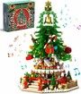 Christmas Tree Building Set Music Box Christmas Building Blocks with LED Lights Compatible with Lego Christmas Tree  Xmas Gift  2963PCS