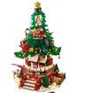 Christmas Tree Building Set Music Box Christmas Building Blocks with LED Lights Compatible with Lego Christmas Tree  Xmas Gift  2963PCS