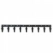 Bucket Tooth Bar 1800mm Heavy Duty Tractor Bucket 9 Teeth Bar for Loader Tractor Skidsteer 2000 kg Load-Bearing Capacity Bolt On Design for Efficient