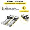 Concrete Knee Boards 70cm x 20cm Slider Knee Boards Kneeler Board Stainless Steel Kneeboards Concrete Sliders Pair Moving Sliders with Concrete Board
