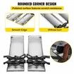 Concrete Knee Boards 70cm x 20cm Slider Knee Boards Kneeler Board Stainless Steel Kneeboards Concrete Sliders Pair Moving Sliders with Concrete Board