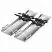 Concrete Knee Boards 70cm x 20cm Slider Knee Boards Kneeler Board Stainless Steel Kneeboards Concrete Sliders Pair Moving Sliders with Concrete Board