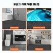 Modular Interlocking Cushion 55 Pack 30 x 30 cm Splicing Drainage Mats PVC Interlocking Drainage Floor Tiles Non-Slip Drainage Holes for Restroom Bathroom