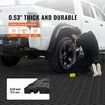 Garage Tiles Interlocking 12 x 12 x 0.53 inch 50 Pack Garage Floor Covering Tiles Non-Slip Double-Sided Texture Garage Flooring Tiles for Garages Basements