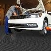 Garage Tiles Interlocking 12 x 12 x 0.53 inch 50 Pack Garage Floor Covering Tiles Non-Slip Double-Sided Texture Garage Flooring Tiles for Garages Basements