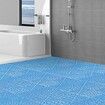 Modular Interlocking Cushion 50 Pack 30 x 30 cm Splicing Drainage Mats Soft PVC Interlocking Drainage Floor Tiles Non-Slip Drainage Holes for Restroom