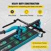 Tile Cutter 24in Cutting Tool w/ Laser Guide Single Rail Double Brackets