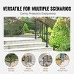 Iron Step Handrail Outdoor Stairs 2 or 3 Steps Adjustable Black Handrail