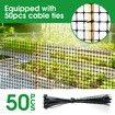 Plastic Mesh Barrier Garden Net 80mx1.2m Animal Chicken Wire Fence Dog Enclosure Protection Temporary Construction Fencing