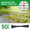 Plastic Mesh Barrier Garden Net 50mx1.5m Animal Chicken Wire Fence Dog Enclosure Protection Temporary Construction Fencing