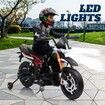 Aprilia Dorsoduro 900 Licensed Motorbike Electric Ride On Motorcycle Dirt Bike 12V Battery Powered Car Toy with Training Wheels LED Lights Music