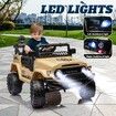 12V Electric Car Ride On Toy Truck Remote Control 2 Seater Vehicle Licensed Toyota FJ Cruiser Battery Powered 4WD Off Road Jeep ATV with Lights