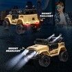 12V Electric Car Ride On Toy Truck Remote Control 2 Seater Vehicle Licensed Toyota FJ Cruiser Battery Powered 4WD Off Road Jeep ATV with Lights