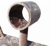 Cat Tree 244cm Multi Level Gym Play Centre w Hammock - Plush Material