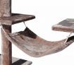 Cat Tree 244cm Multi Level Gym Play Centre w Hammock - Plush Material