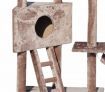 Cat Tree 244cm Multi Level Gym Play Centre w Hammock - Plush Material