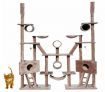 Cat Tree 244cm Multi Level Gym Play Centre w Hammock - Plush Material