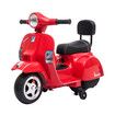 Vespa Electric Motorbike Kids Ride On Car Toy PX150 Licensed Motorcycle Battery Powered Motor Dirt Bike Wheeler with Training Wheels MP3 LED Lights 6V
