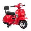 Vespa Electric Motorbike Kids Ride On Car Toy PX150 Licensed Motorcycle Battery Powered Motor Dirt Bike Wheeler with Training Wheels MP3 LED Lights 6V