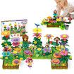 Flower Garden Building Blocks, Flower Garden Toys Building Blocks, Flower Garden Toys Building Blocks for Kids Age 3 Up