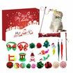 Christmas Advent Calendar,Christmas Countdown Calendar for Kitten 24pcs Assorted Cat Christmas Toys Kitten Interactive Play Christmas Gifts