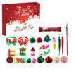 Christmas Advent Calendar,Christmas Countdown Calendar for Kitten 24pcs Assorted Cat Christmas Toys Kitten Interactive Play Christmas Gifts