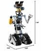 Johnny 5 Robot Building Set, Short Open Circuit Johnny Five Robot Model Toys, Compatible for Lego, Educational Gift Set for Ages 8-14 Boys