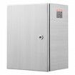 Steel Electrical Box 40x30x15 cm 304 Stainless Steel Electrical Enclosure Box Wall-Mounted Outdoor Electrical Electronic Equipment Enclosure