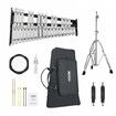 32 Note Glockenspiel Xylophone Bell Kit Professional Percussion Instrument Set with Mallets Drum Sticks Music Stand  8" Practice Pad Adjustable Stand