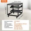 9U 4 Post Open Frame Server Network Rack 584.2 to 1016 mm Adjustable Depth