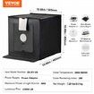 Photo Studio Light Box 3000-5600K Adjustable 3 Color Temperatures 50.5 x 48.5 x 49.5 cm