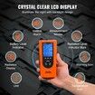 3-in-1 EMF Meter 5Hz - 3.5GHz Handheld Rechargeable Electromagnetic Field Radiation Detector Digital LCD EMF Tester for EF MF RF Home Inspections