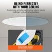 203.2 mm in Ceiling Speakers 200-Watts Flush Mount Ceiling & in-Wall Speakers System with 8ΩImpedance 89dB Sensitivity for Home Kitchen Living Room