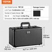 Graded Card Storage Box 4 Slots Graded Sports Cards Holder Carrying Case with Coded Lock Foam Dividers for 120 PSA Graded Cards 84 BGS Cards 96 SGC Cards