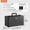 Graded Card Storage Box 4 Slots Graded Sports Cards Holder Carrying Case with Key Lock Foam Dividers for 108 PSA Graded Cards 76 BGS Cards 84 SGC Cards