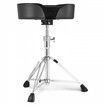 Saddle Drum Throne 560-705 mm Height Adjustable Padded Drum Stool Seat with Anti-Slip Feet Drumsticks 227 kg Max Weight Capacity 360 degree