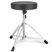 Drum Throne 490-585 mm Height Adjustable Padded Drum Stool Seat with Anti-Slip Feet 5A Drumsticks 150 kg Maximum Weight Capacity 360degree