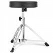 Drum Throne 490-585 mm Height Adjustable Padded Drum Stool Seat with Anti-Slip Feet 5A Drumsticks 150 kg Maximum Weight Capacity 360degree