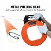 Fish Tape 73.2 m Length 3 mm Steel Wire Puller with Optimized Housing and Handle Easy-to-Use Cable Puller Tool Flexible Wire Fishing Tools