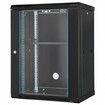 15U Wall Mount Network Server Rack Cabinet Enclosure 457.2 mm Door Lock