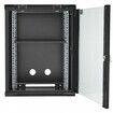 15U Wall Mount Network Server Rack Cabinet Enclosure 457.2 mm Door Lock