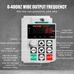 VFD 10HP 7.5KW 34A 1 Phase 220V-240V Input to 3 Phase 220V-240V Output Variable Frequency Drive 0-400Hz VFD for AC Motor Speed Control