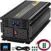 Power Inverter Modified Sine Wave Inverter 3000W DC 12V to AC 240V w/LCD